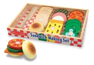 Melissa and Doug wooden sandwich making set