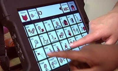 LAMP application for speech therapy on iPad