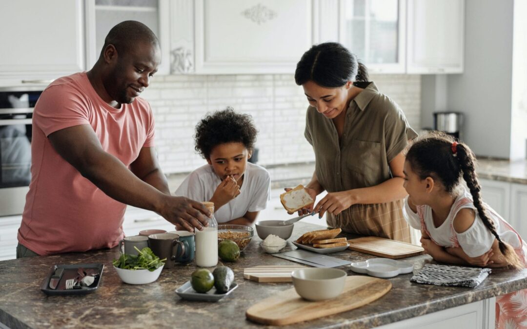 family-making-breakfast-in-the-kitchen-4259140