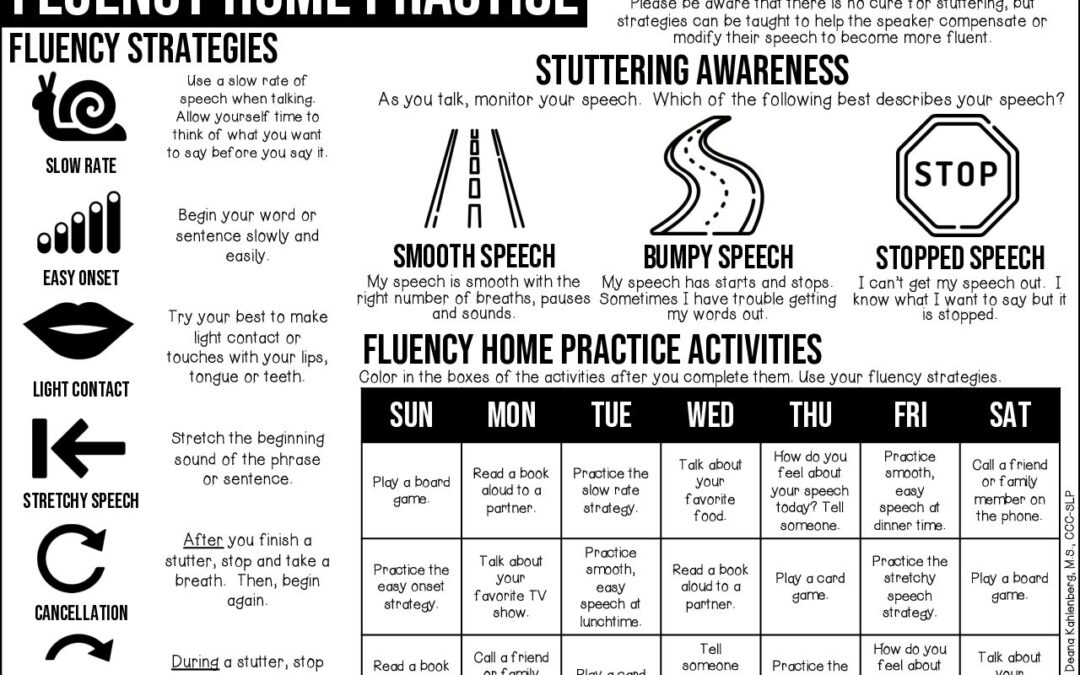 Fluency Home Practice