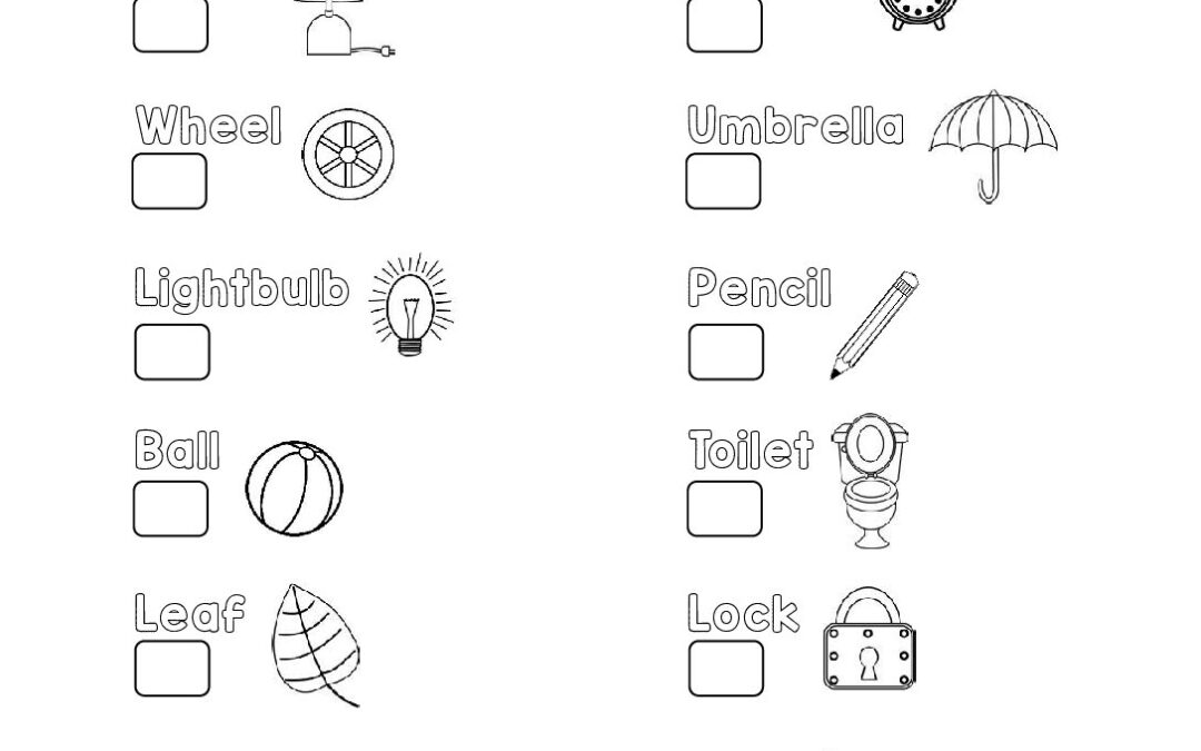 Articulation Scavenger Hunt – “L”