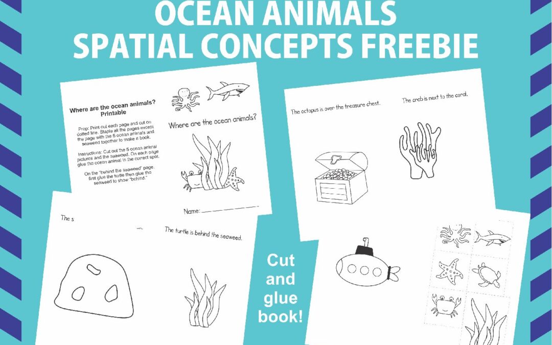 Preposition Sea Animal Book