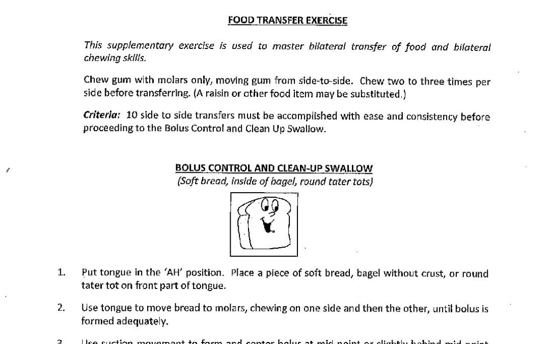 Chewing and swallowing integration (1)