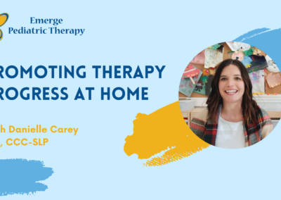 Promoción del progreso de la terapia en el hogar