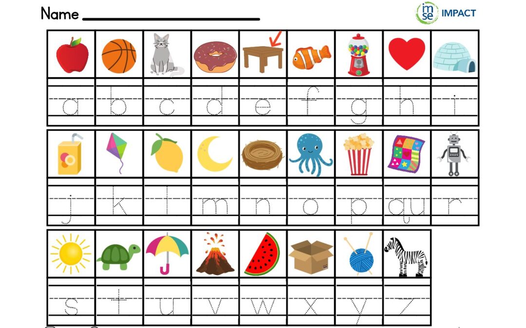 Alphabet Writing Freebie