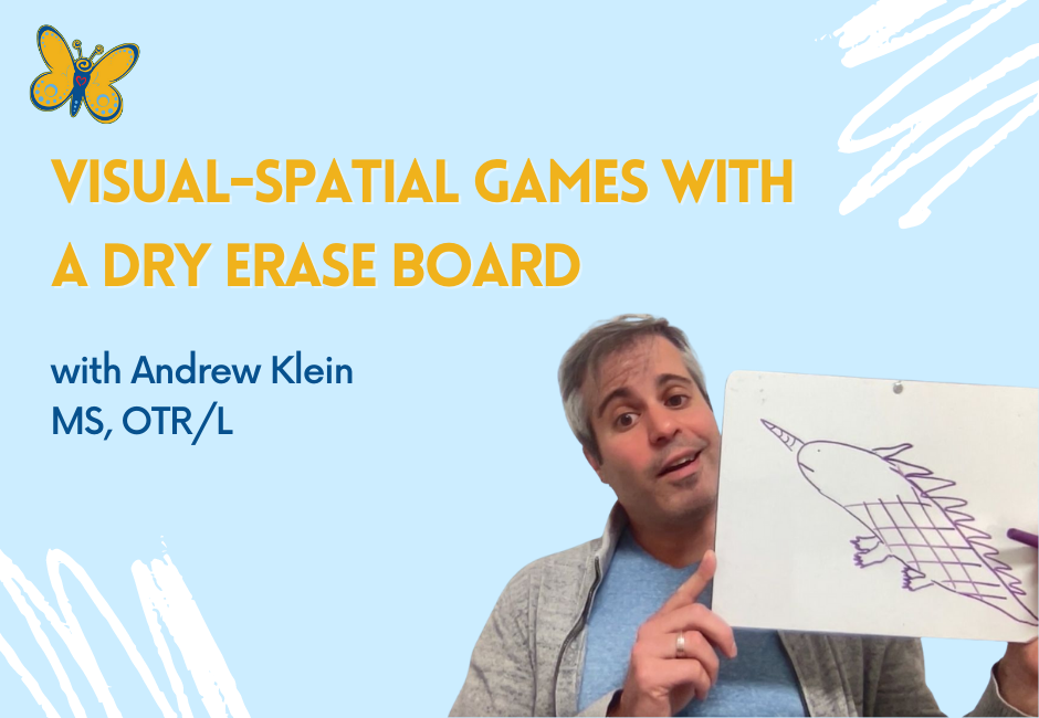 Visual Spatial Games with a Dry Erase Board