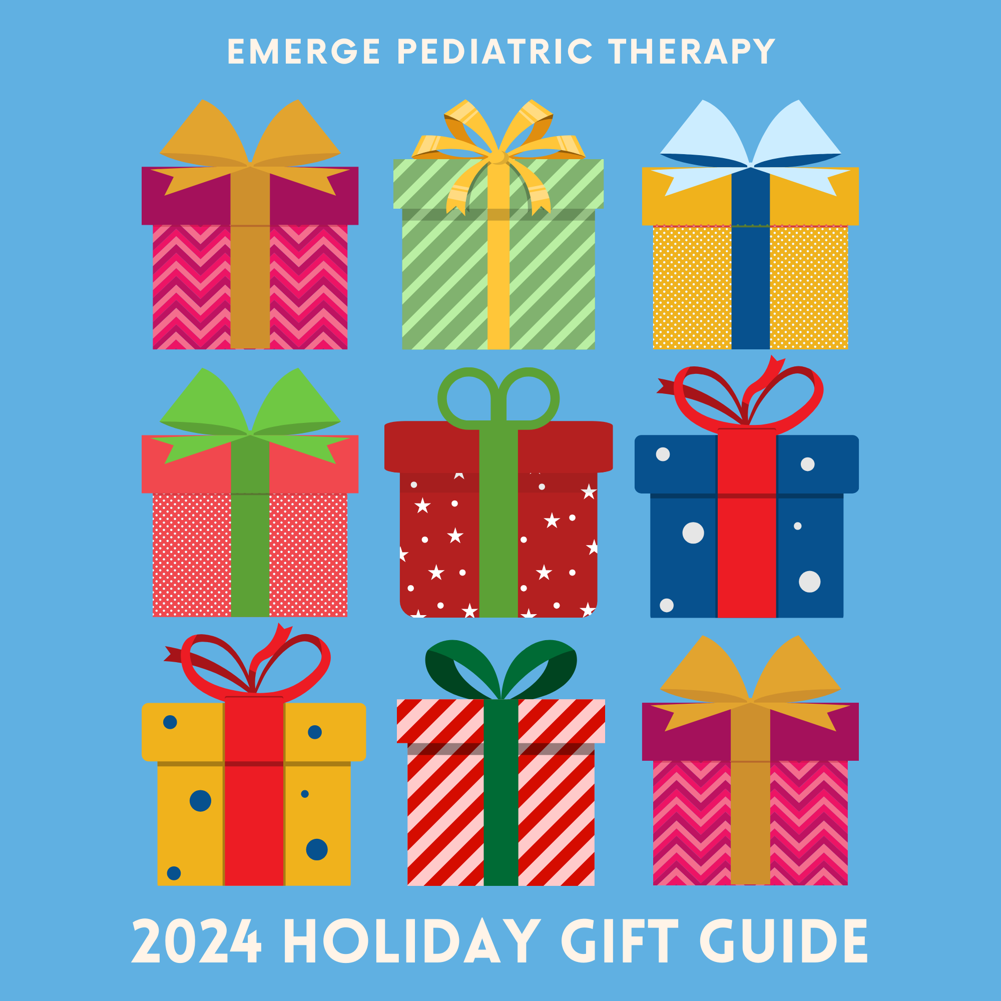 2024 Holiday Gift Guide Emerge Pediatric Therapy