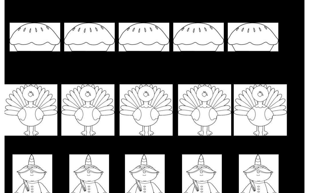 Ordinal Number Practice – Thanksgiving